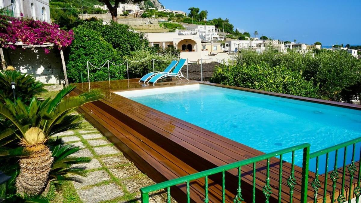 Villa Amalu Capri Piscina E Giardino エクステリア 写真